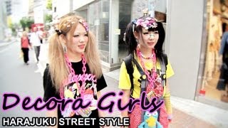 Japanese Decora Girls - Galaxxxy Rocks \u0026 Omocha Party - Harajuku Fashion / 原宿 デコラ ファッション