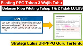 Piloting PPG Tahap 3: Strategi Lulus UKPPPG ~ Kumpulan Kunci Jawaban Try Out PMM & Studi Kasus