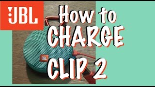 How to recharge JBL Clip2