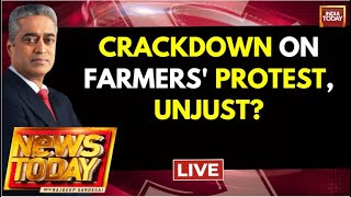 Rajdeep Sardesai LIVE: Govt Vs Farmer's Showdown |Farmers' Protest LIVE News |Delhi Chalo March LIVE