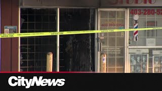 Blaze burns NE Calgary dry cleaner, leaves others with smoke damage