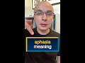 APHASIA meaning | What does 