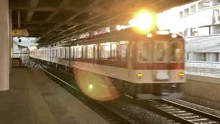 【A更新車併結の8両快急】近鉄2800系（AX07）＋1422系（VW25）＋2410系（W16）青山町行き快速急行 通過