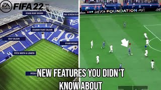 FIFA 22 | 10 THINGS YOU DIDN'T KNOW ABOUT FIFA 22 | FUT 22 , CAREER MODE , GAMEPLAY AND MORE!
