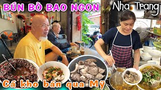 Thau Thịt Bún Bò Huế Bao Ngon Ngay Chợ Đầm Nha Trang, Cá Cơm Kho Bán Tận Nước Ngoài