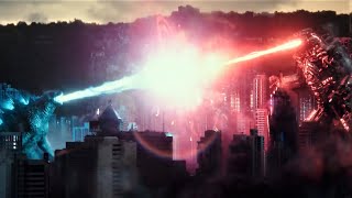 Godzilla and Mechagodzilla beam-lock (no background music) - Godzilla vs Kong