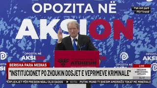 Denoncimi i Berishës: Po zbrazen arkivat, po digjen dokumente!STOP!Thirrje administratës,mbani kopje