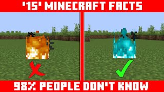 15 Minecraft Facts 98% People Don't Know!