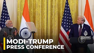 Trump and Modi announce ‘framework’ to strengthen US-India bond