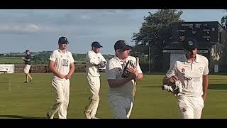 sykes cup quarter final . Skelmanthorpe  v Broad  Oak. James Crossland winning runs,  again!!