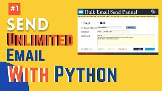 How to send Multiple Emails in Python | GUI Tkinter #Part1 #Webcode