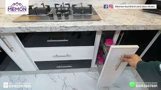 Aluminium modern kichen #aluminium #kitchen #windows #aluminiumkitchen #glass #architecture #karachi