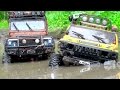 OFF Road MUD - Hummer H2 vs Land Rover Defender vs Jeep Wrangler Rubicon - Очень грязное видео :)