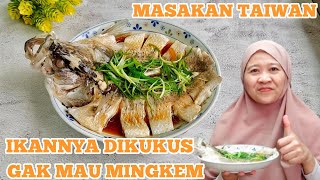 #steamedfishrecipe #steamedfish #清蒸鱼  JANGAN TERLALU LAMA MENGUKUS IKAN