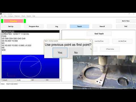 Mach4 Plasma Teach Module Youtube