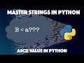 Strings and their related ASCII value in Python