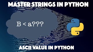 Strings and their related ASCII value in Python