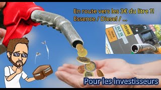 Diesel essence bientôt à 3 euros le litre ?! réponse avec l'analyse du pétrole Brent oil