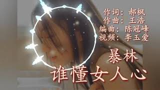 《谁懂女人心》 演唱：暴林 歌词版