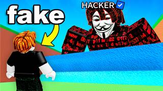 Trolling A Fake Hacker With A Real One.. (Escape Tsunami For Brainrots)