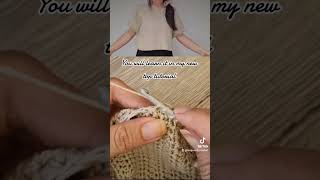 Invisible half double crochet decrease