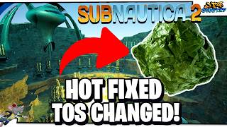 SUBNAUTICA 2 - HOTFIX 2! More Silver And Troilite Spawns! Teleporting Bug Fixed! TOS Changed!