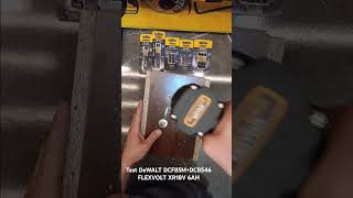 Test DeWALT DCF85M+DCB546 FLEXVOLT XR18V 6AH