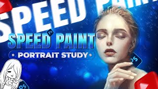 Let's paint a portrait study - Speed Paint