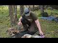 hammock camping loch ness cooking on the bushbox