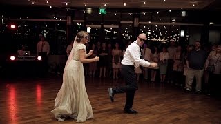 BEST surprise father daughter wedding dance to epic song mashup | Utah Wedding g