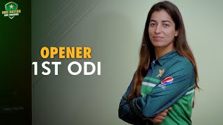 Opener | Pakistan Women vs West Indies Women | 1st ODI | PCB | MA2T