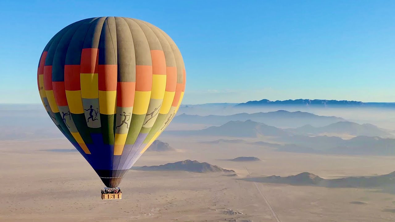 Hot Air Balloon Flight Over Namibia's Desert SPECTACULAR Travel ...