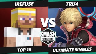 SWT EU RF Top 16 - iRefuse (Steve) Vs. Tru4 (Shulk) SSBU Ultimate Tournament