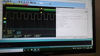 ESP32 Arduino OSCILATOR 0-40Mhz and Frequency Counter 0-40Mhz