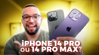 iPHONE 14 PRO ou 14 PRO MAX | eis a questão! Qual escolher?