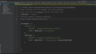 create dynamic location wise database in django | django | python | tutorial | interview question