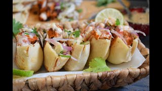 Pocket Shawrama-Mini pita pockets stuffed with veggies \u0026 juicy grilled chicken! Healthy\u0026lipsmacking!