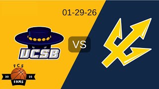 UC Santa Barbara vs. UC San Diego NCAA Men's Basketball Extended Highlights - 01-29-26