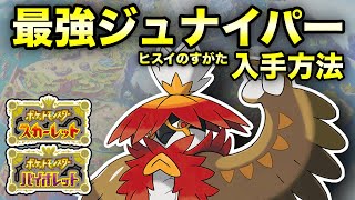 【ポケモンSV】期間限定！最強ヒスイジュナイパー入手方法！イベントテラレイド開催決定！対策ポケモン教えてください！【色違いモクロー】【ヒスイジュナイパーオシャボ】