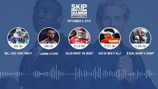 UNDISPUTED Audio Podcast (9.03.19) with Skip Bayless, Shannon Sharpe & Jenny Taft | UNDISPUTED