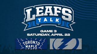 Maple Leafs vs. Lightning Game 3 LIVE Post Game Reaction - Leafs Talk
