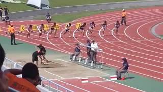 2015北日本インカレ男子100m準決勝3組