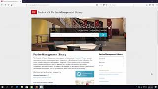 Pardee Library Overview Tutorial