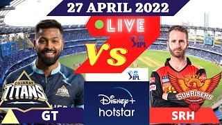 🔴IPL LIVE MATCH TODAY | 2022 hotstar| GT vs SRH Live Cricket Match Today| Cricket Live |ipl