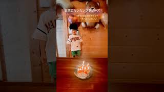 自閉症カンスケ4歳のお誕生日🎂#shorts #自閉症 #自閉症スペクトラム #birthday #adhd #asd #発語なし #発達障害 #シングルマザー #シングルbba