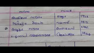 കലാപവും വർഷവും // പിഎസ്സി ബുള്ളറ്റിന് പറഞ്ഞിട്ടുള്ള പ്രസ്താവന ചോദ്യങ്ങൾ