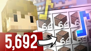 Grian Timelapse Music, but it's 5000+ Noteblocks...