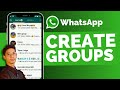 How To Create A WhatsApp Group !