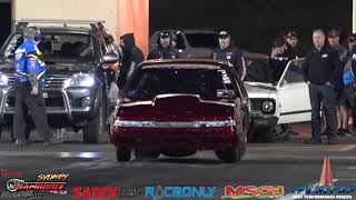 KIT HUNTER V8 TURBO VL CALAIS 7.02 @ 197 MPH SYDNEY JAMBOREE 2019