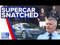 Police investigate as brazen thieves steal $500k McLaren supercar in wild heist | 9 News Australia